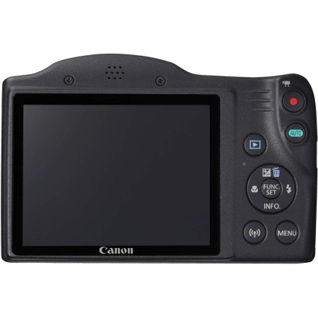 Canon PowerShot SX420 es una cámara digital Wi-Fi (negro) con tarjeta de 32 GB + funda + batería + trípode + kit (renovado)