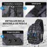 PLUSINNO Mochila de pesca  | Mochila de pesca con equipo completo