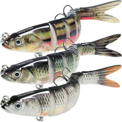 TRUSCEND - Señuelos de pesca | Señuelos realistas de hundimiento lento para pesca