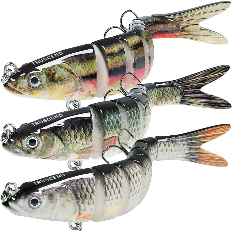 TRUSCEND - Señuelos de pesca | Señuelos realistas de hundimiento lento para pesca