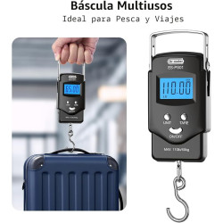 Báscula de equipaje | Bascula multiusos para pesca, equipaje etc.