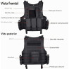 MGFLASHFORCE Chaleco táctico Airsoft | Chaleco ajustable modular de paintball