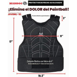 Pechera protectora para paintball | Pechera comoda para proteccion en juegos de paintball