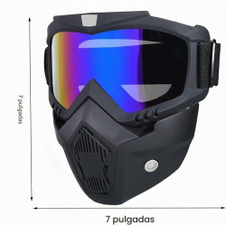 Máscara de paintball anti niebla | Con visor anti empañante