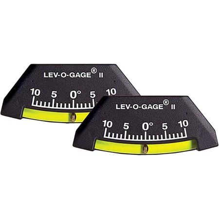 Sun Company 306-R Lev-o-gage II Inclinómetro e indicador de inclinación – Paquete de 2 | Medidores de nivelación para RV,