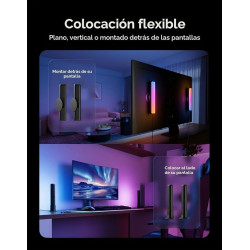 Govee Barras de luz LED inteligentes | Con aplicacion de movil para justar colores