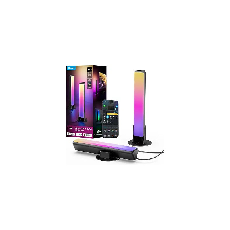 Govee Barras de luz LED inteligentes | Con aplicacion de movil para justar colores