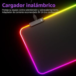 Alfombrilla de ratón RGB LED |Alfombrilla de raton con lluces RGB