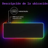 Alfombrilla de ratón RGB LED |Alfombrilla de raton con lluces RGB