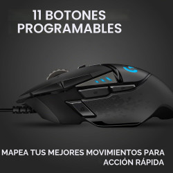 Logitech G 502 HERO Ratón para juegos | Raton con cable de alto rendimiento para PC