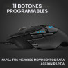 Logitech G 502 HERO Ratón para juegos | Raton con cable de alto rendimiento para PC