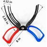 Pinza para peces de 3 garras | Pinza para peces con fuerte agarre para evitar escapes del pez
