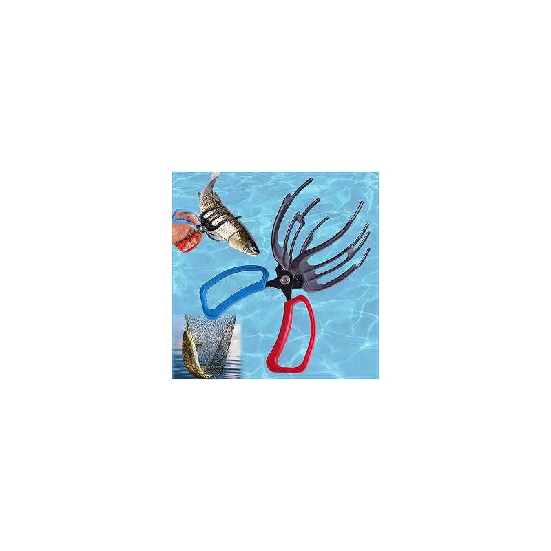 Pinza para peces de 3 garras | Pinza para peces con fuerte agarre para evitar escapes del pez