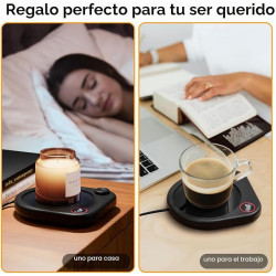 Calentador de taza de café para escritorio |Calentador de tazas de cafe para escritorio con temperatura ajustable