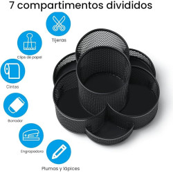 Portalápices para escritorio | Portalapices de malla para escritorio