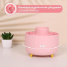 SKYDUE 10 accesorios de escritorio rosa | 10 Accesorios multiusos de escritorio color rosa