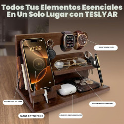 TESLYAR Estación de acoplamiento para escritorios | Estacion de acoplamiento para accesorios de escritorio