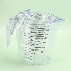 Juego de vasos medidores de plástico