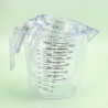 Juego de vasos medidores de plástico