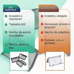 Tarjetero para escritorio | Tarjetero de malla para escritorios
