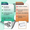 Tarjetero para escritorio | Tarjetero de malla para escritorios
