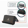 Tarjetero para escritorio | Tarjetero de malla para escritorios