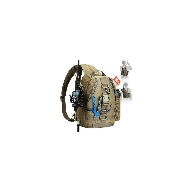 Piscifun Travel X - Bolsa de almacenamiento de pesca | Mochila de alamcenamiento multifuncional de pesca