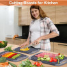 KIMIUP Tabla de cortar de cocina (juego de 3)