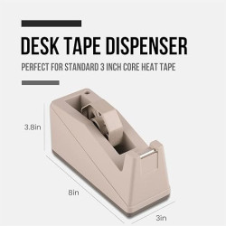 Lichamp Paquete de 2 dispensadores de cinta para escritorios | Dispensadores de cinta adhesiva para escritorios