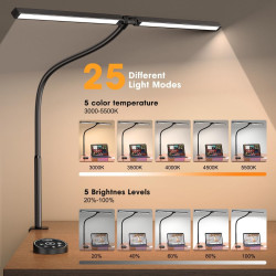 Lámpara de escritorio LED | Lampara LED para iluminacion de escritorio