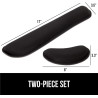 GORILLA GRIP Reposamuñecas | Reposamuñecas de escritorio con memory foam