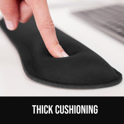 GORILLA GRIP Reposamuñecas | Reposamuñecas de escritorio con memory foam