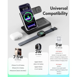 Estación de carga inalámbrica para iPhone | Estacion de carga para celular, watch y airbuds
