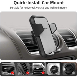 Amazon Basics Soporte de celulares para autos | Soporte de ventilacion de autos para celulares