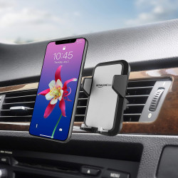Amazon Basics Soporte de celulares para autos | Soporte de ventilacion de autos para celulares