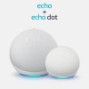 Echo (4ta Generación) | Con sonido de alta calidad, hub de smart home y Alexa | Negro