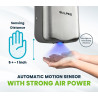 Alpine Industries Hemlock - Secador de manos automático | Secador de manos automatico para baños