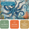 Cross & Glory - Neptune's Navigator: The Octopus Voyage Rompecabezas | Rompecabezas de 1000 piezas para adultos