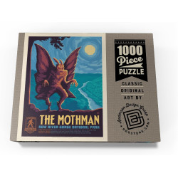 MyPuzzle Legends of The National Parks: New River Gorge's Mothman | Rompecabezas y poster de mothman