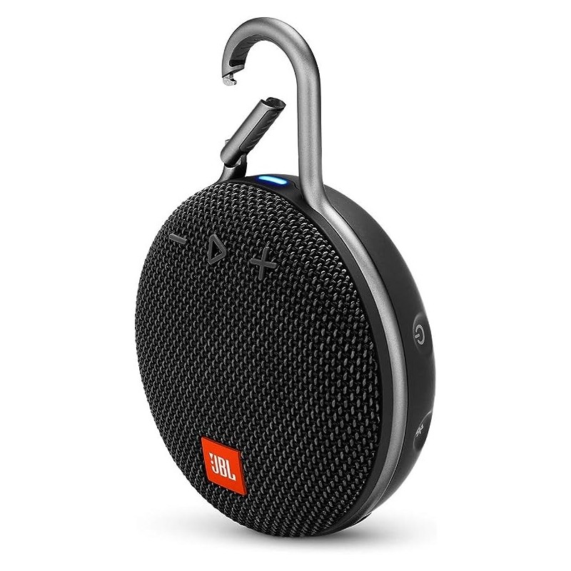 JBL Clip 3, negro - Altavoz Bluetooth impermeable