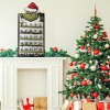 Decoraciones de Navidad, calendario de Adviento de cuenta regresiva de Navidad 3D, liquidación de decoración del hogar,