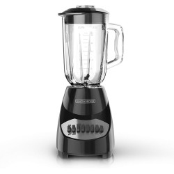 BLACK+DECKER, licuadora para encimera con jarra de vidrio para 6 tazas