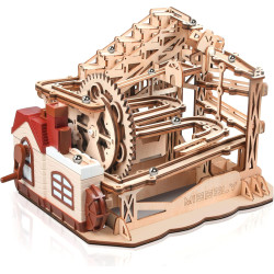 MIEBELY Rompecabezas de madera 3D para adultos | De madera con motor manual y electrico