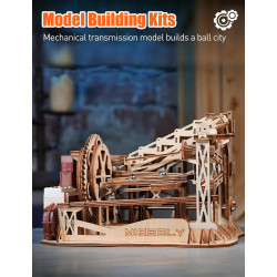 MIEBELY Rompecabezas de madera 3D para adultos | De madera con motor manual y electrico