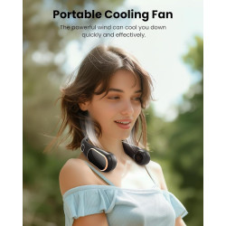 Koonie Ventilador de cuello recargable