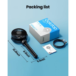 Gaiatop Mini ventilador portátil para cochecito