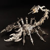 Rompecabezas de metal 3D para adultos | Escorpion metalico armable de 3 piezas