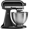 Batidora clásica de pie KitchenAid K45SSWH K45SS, 275 W, 4 1/2 qt, Negro ónice
