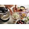 Batidora clásica de pie KitchenAid K45SSWH K45SS, 275 W, 4 1/2 qt, Negro ónice