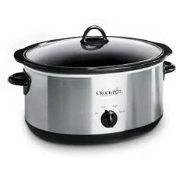 Crock-Pot Olla de cocción lenta manual ovalada de 7 cuartos de galón